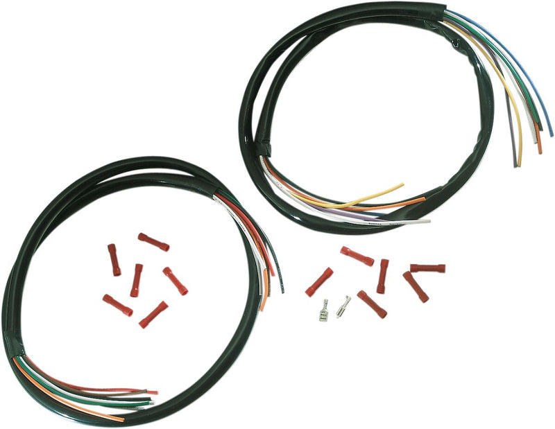 Drag Specialties Handlebar Wiring Harness Extension Wire Harness Extension Black