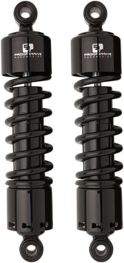 Progressive Suspension 412 Series Shocks 412 Series without Covers Shock Absorber Black Rear Coilover Monotube Steel Pair