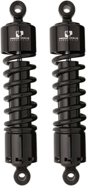 Progressive Suspension 412 Series Shocks 412 Series without Covers Shock Absorber Black Rear Coilover Monotube Steel Pair - 412-4044B