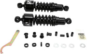 Progressive Suspension 412 Series Shocks 412 Series without Covers Shock Absorber Black Rear Coilover Monotube Steel Pair - 412-4005B