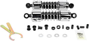 Progressive Suspension 412 Series Shocks 412 Series without Covers Shock Absorber Chrome Rear Coilover Monotube Steel Pair