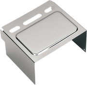 Drag Specialties Chrome Battery Cover w/Raised Panel Viewing Window for Various Various Harley-Davidson Motorcycles (See Fitment List) - 25-0028-BX44