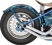 Drag Specialties Polished Stainless Steel Drilled Brake Rotor Silver Rear C/B - 060186ASP-BC648
