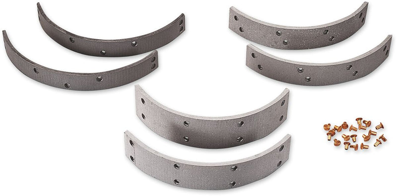 Drag Specialties Brake Linings and Rivets Kit Silver Front - 06-0121SCP-SC7
