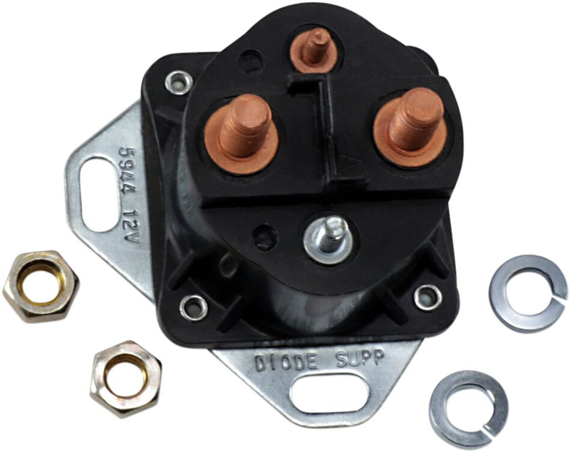 Drag Specialties Starter Relay Switch Black - MC-DRAG006