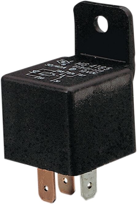 Drag Specialties Relay Black Starter - MC-DRAG040