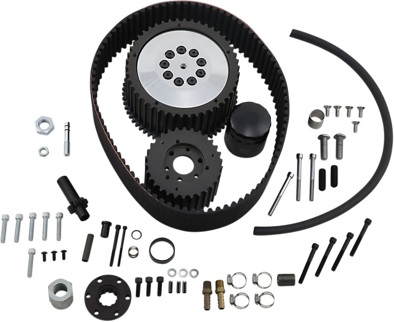 Belt Drives Ltd. Monster Top Fuel Belt Drive Kit with Clutch Aluminium Steel