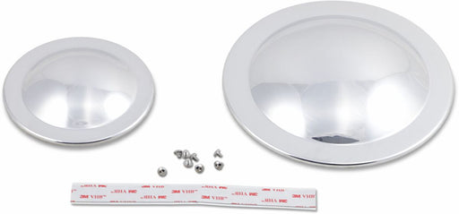 Belt Drives Ltd. Polished Domed Pulley Cover Kit Mini Aluminium