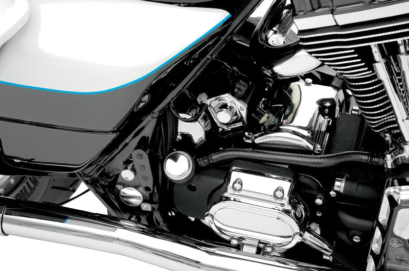 Solenoid Body Cover for Big Twin Dyna, Softail, Classic, Sportster, Touring, Trike - 302059-BC204