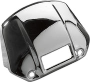 Drag Specialties Headlight Visor Cover with Cut-Away for Various Various Harley-Davidson Motorcycles (See Fitment List) - 13302