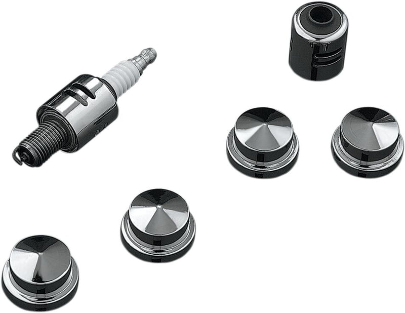 Kuryakyn Headbolt Covers Silver Cap 4 Pack