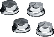 Kuryakyn Headbolt Covers Silver Cap 4 Pack