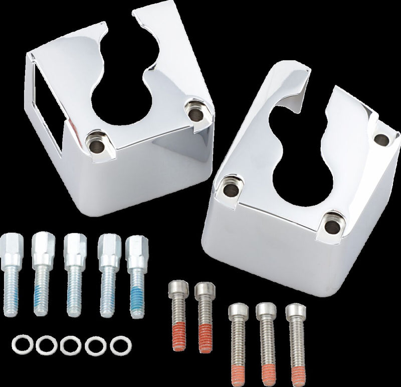 Kuryakyn Tappet Block Covers Chrome Die-Cast Pair