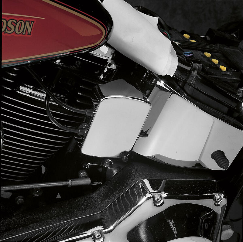Drag Specialties Smooth Coil Cover Chrome - 33-0005-BC328