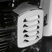 Drag Specialties Louvered Coil Cover Chrome - 13005