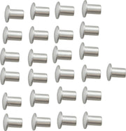 Drag Specialties Front Fender Rivets Unfinished Stainless Steel 25 Pack
