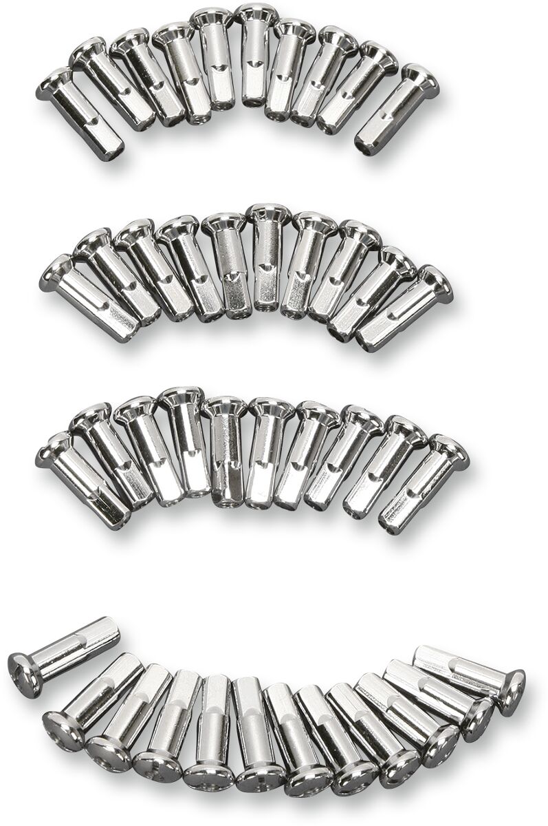 Drag Specialties Standard Chrome Nipples for Drag Specialties Spoke Sets