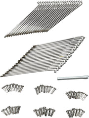 Drag Specialties Spoke Set for Spun Steel and Excel Aluminium Rim Chrome Front Rear 40 Pack