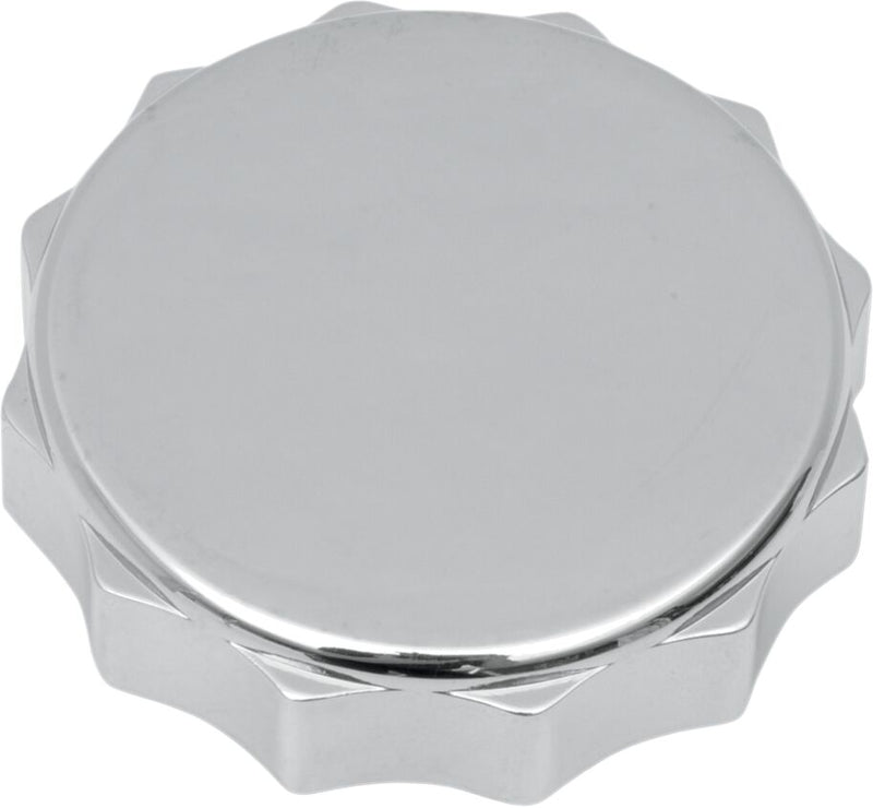 Drag Specialties Deluxe Gas Cap without Vent for 1965-1972 Harley-Davidson Touring and 1971-1972 Harley-Davidson FXR Motorcycles - 71171