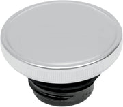Drag Specialties Screw-In Gas Cap Fuel Cap Chrome Silver Non-Vented Stainless Steel - 03-0301-B-BC221
