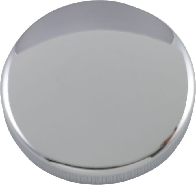 Drag Specialties Original-Style Gas Cap Fuel Cap Chrome Silver Big Twin Non-Vented Aluminium - 011179-BC204