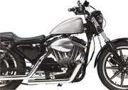 Drag Specialties Gas Tank Raw Silver Rubber Mount Steel Each