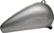 Drag Specialties Fat Bob-Style Gas Tanks Fuel Tank Raw Silver Flatside Fatbob Steel Pair - 011338-BX37