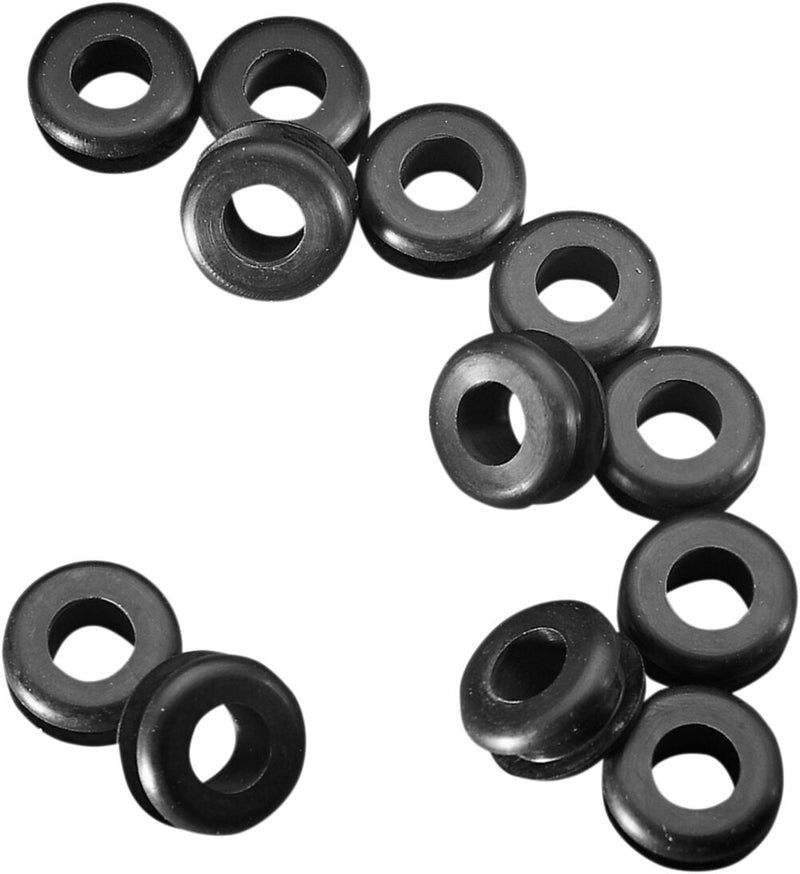 James Gasket Fuel Tank Mounting Grommets Black Rubber 12 Pack