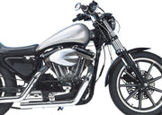 Drag Specialties Extended Smooth-Top QuickBob™ Rubber-Mount Gas Tank Raw Silver Smooth Top QuickBob® Steel Each