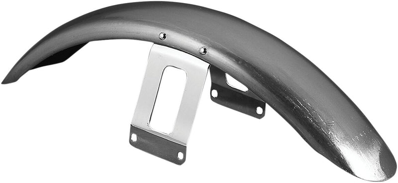 Drag Specialties Low-Profile Front Fender Unfinished Steel - 090152