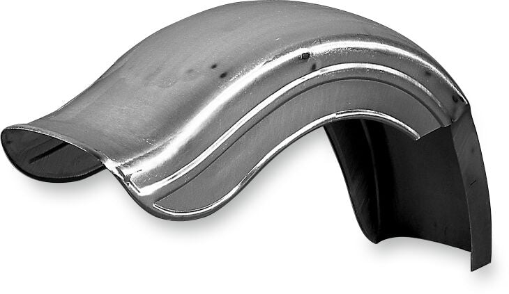 Drag Specialties Fat Bob-Style Rear Fender Unfinished Right-Hand Chain Steel - 090007-PB-LB2