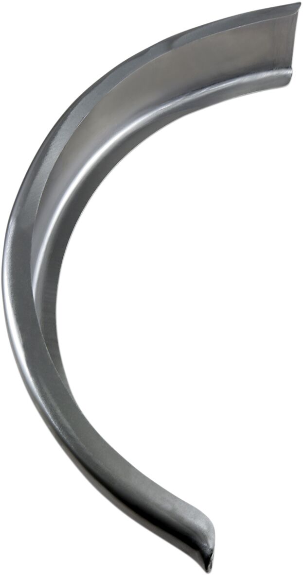 Drag Specialties 6" Flat Rear Fender Bob'd Unfinished Steel Each