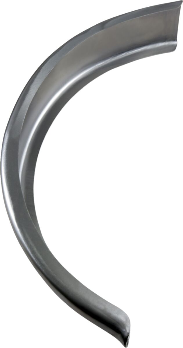 Drag Specialties 6" Flat Rear Fender Bob'd Unfinished Steel - 090010