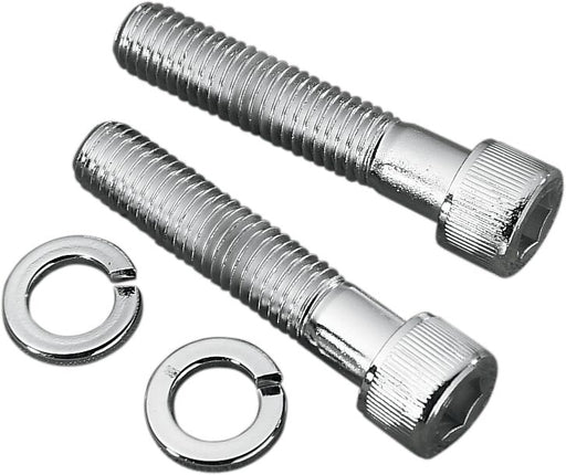 Gardner-Westcott Custom Handlebar and Riser Mounting Bolts Chrome Silver Allen-Head Steel Pair