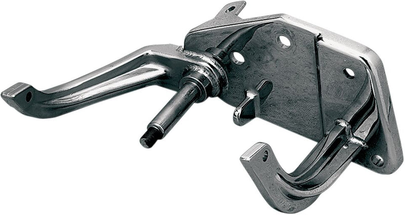 Drag Specialties Chrome Rear Brake Lever Mounting Bracket Silver Brake Arm Metal - 17-0605-BX-LB2