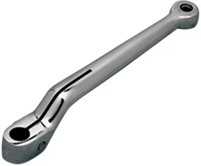 Drag Specialties Shift Lever Chrome Silver Heel Toe Steel - 17-0612-SC2