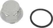 Drag Specialties Replacement Master Cylinder Cap Cover Chrome Rear