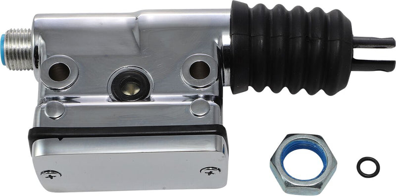 Drag Specialties Rear Brake Master Cylinder Chrome Polished Kelsey-Style - 17-0632-BX-LB2