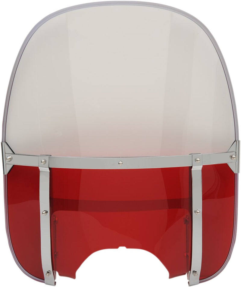 Drag Specialties Red Beaded Windshield Kit for 1960-1965 Harley-Davidson Touring Motorcycles - 163049-BX-LB2