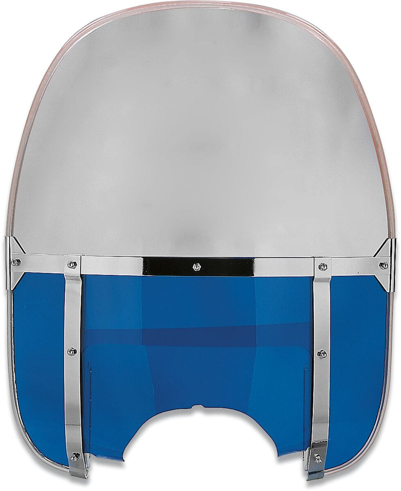Drag Specialties Replacement Acrylic Windshield Blue Clear Tall Cruiser Acrylic (PMMA) Each