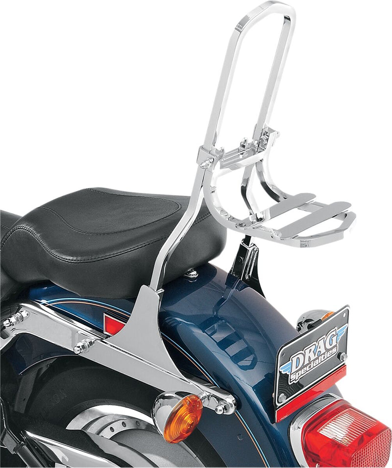 Drag Specialties Sissy Bar Luggage Rack Chrome Kit - 77-0043-BX54