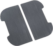 Drag Specialties Replacement Floorboard Rubber Replacement Rubber Black Ribbed Pair