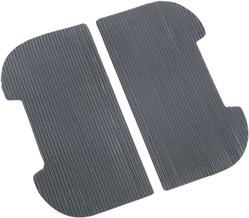 Drag Specialties Replacement Floorboard Rubber Replacement Rubber Black Ribbed Pair