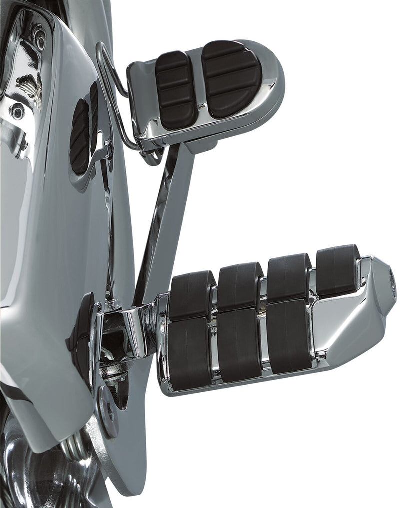 Kuryakyn ISO® Brake Pedal Pad Black Chrome Rubber