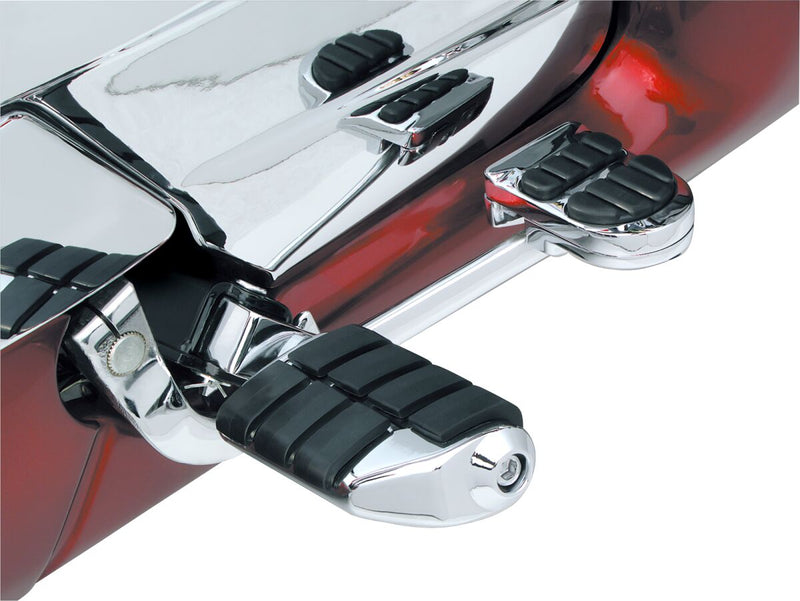 Kuryakyn ISO® Brake Pedal Pad Black Chrome Rubber - KUR4025