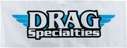 Drag Specialties Dealer Banner Black Blue Hanging - 1.5'X4'BANNER