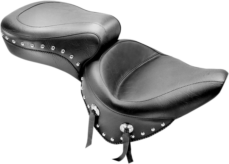 Mustang Studded 2-Up Seat Black