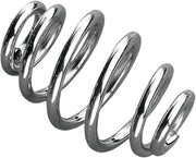 Drag Specialties Seat Springs Chrome Silver Conical Steel