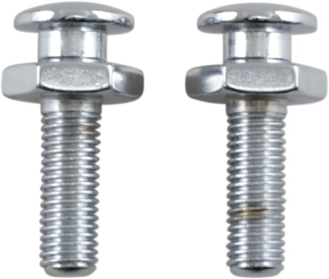 Mustang Chrome Seat Bolts and Mounting Nuts Solo Seat Pair