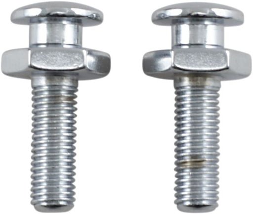 Mustang Chrome Seat Bolts and Mounting Nuts Solo Seat Pair